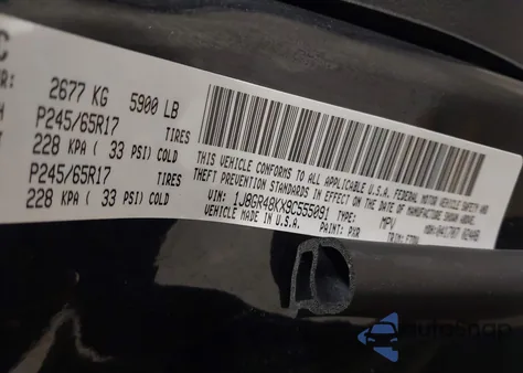 2009 Jeep Grand Cherokee Laredo z USA, uszkodzony, nr VIN 1J8GR48KX9C555091